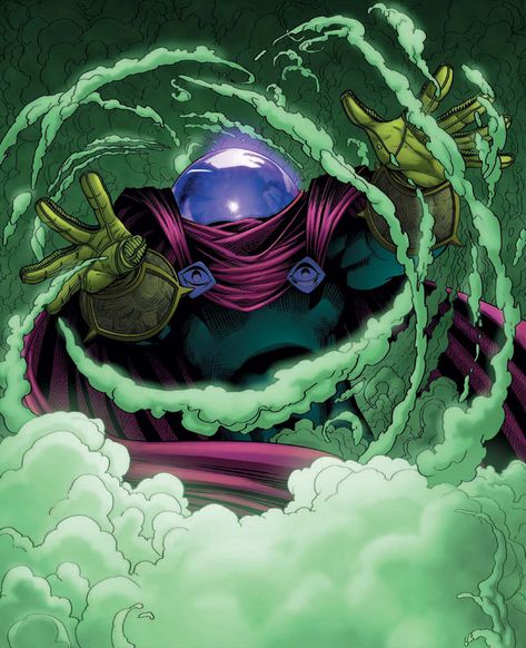 Mysterio Spiderman, Spiderman Villains, Mysterio Marvel, Art Spiderman, Comic Book Villains, Bad Company, Comic Villains, Marvel Villains, Marvel Comic Character