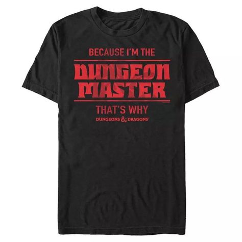 Dungeons and Dragons I'm the Dungeon Master T-Shirt Haunted Castles, Mind Flayer, Haunted Castle, Role Playing Game, Mens Graphic T, Graphic Apparel, Dungeon Master, Slim Fit Shorts, Hidden Treasures