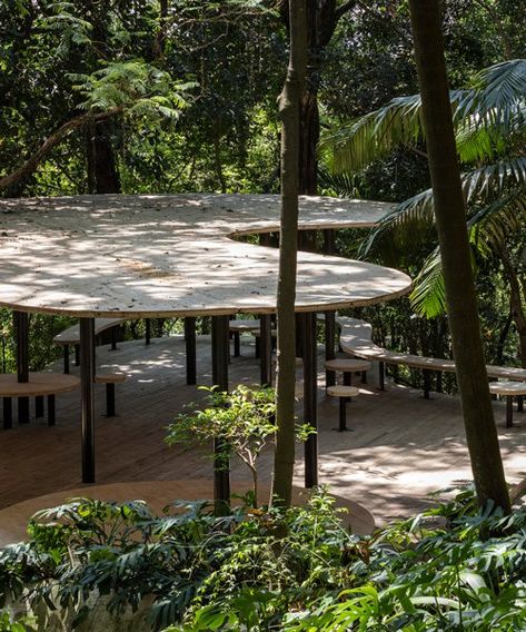 Wooden Summer House, Park Pavilion, Wooden Canopy, Jungle House, Pavilion Design, Temporary Structures, Fearless Women, Santiago Calatrava, Welcome Summer