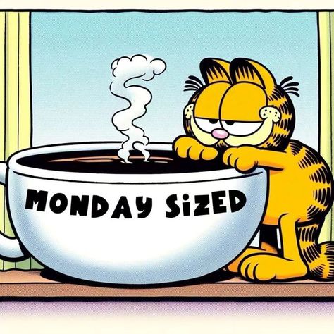 Just what I need. #Garfield #coffee #MondaysSuck #geeklife Monday Coffee Meme, Garfield Coffee, Coffee Monday, Coffee Pics, Monday Coffee, Coffee Cartoon, Drawing Animals, Morning Cartoon, Coffee Pictures