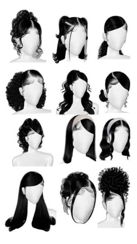 Curly hairstyles for Black Woman Y2k Hairstyle, African Hair Styles, Hair Styles For School, Quick Curly Hairstyles, Hairstyle Examples, Natural Hair Ideas, Y2k Hairstyles, Simple Hairstyle, Mixed Curly Hair