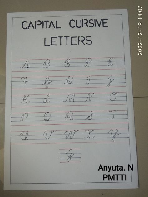 Capital Cursive Letters Capital Cursive Letters Worksheets, Capital Letters In Cursive, Cursive Capital Letters, Cursive Uppercase Letters, Keys Crafts, English Alphabet Writing, Capital Cursive Letters, Capital Cursive, Capital Letters Worksheet