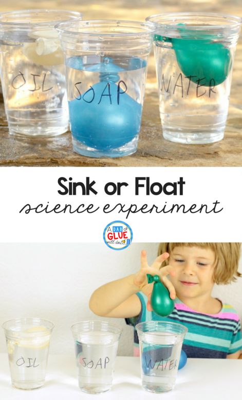 Sink Or Float, Science Experiments For Preschoolers, Science Crafts, Kid Experiments, Easy Science Experiments, Science Projects For Kids, Science Activities For Kids, Kindergarten Science, Easy Science