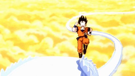 Goku - Snake Way Goku Running, Goku Gif, Running Gif, Dragon Ball Art Goku, 15th Birthday, Dragon Ball Art, Creating Art, Dragon Ball Z, Dragon Ball