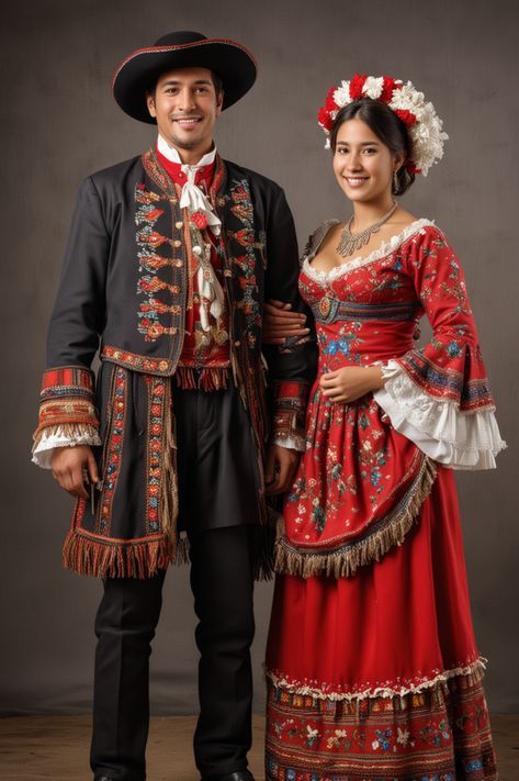 #BEAUTY ,#REALATIONSHIPS #Fashion #Outfits #Winter Outfits #Animals Chilean Traditional Clothing, Chile Traditional Clothing, Argentina Traditional Clothing, South American Clothing, Argentina Clothing, Traditional Italian Clothing, Latino Clothing, Chile Fashion, Latino Fashion