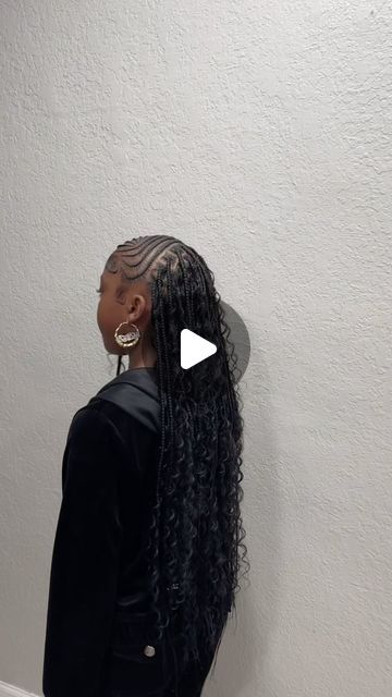 $26 NON REFUNDABLE Deposit Required 📌 on Instagram: "Neat braids + hair included @youluvstyles   ☆ March bookings are available !🗓️ •Hair included in all styles ( Excluding Boho )  Booking link in bio 🚨| Traveling available!  Stylist: @youluvstyles Style: Fulani braids w/ Medium Knotless +Bohemian curls @youluvstyles @youluvstyles @youluvstyles  #hairporn #hairgoals #stitchbraids #freestylebraids #aliciakeysbraids #knotlessbraids #knotlessplaits #largeknotless  #bohemianknotless fulanibraids #knotbun #boxbraids #browardstylist #browardhairstylist #browardbraider #browardhair #palmbeachhairstylist #miamihairstylist #appointmentsavailable #trendinghairstyles #explore #explorepage #explorepages #braidseason" Fulani Braids With Knotless Braids, Fulani Straight Back Braids, Bohemian Stitch Braids, Fulani Braids Boho Hairstyles, Alicia Keys Fulani Braids, Fulani Braids Hairstyles With Curls, Versatile Boho Fulani Braids, Boho Fulani Braids, Fulani Braids Versatile