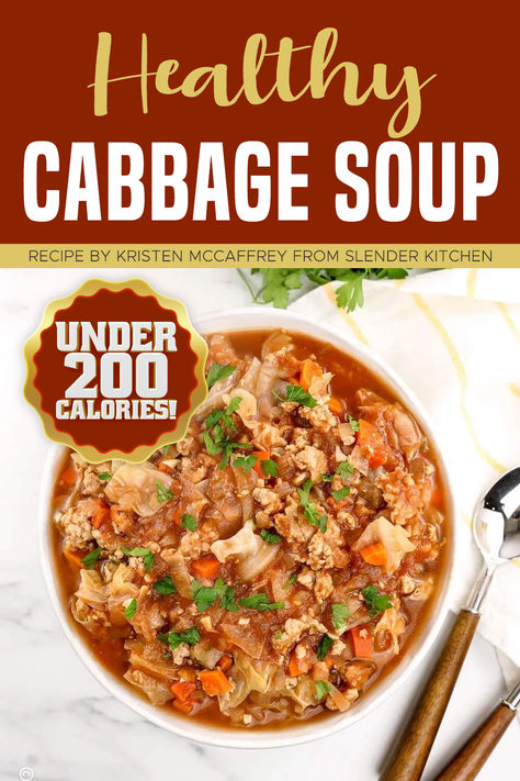 Ground Turkey Cabbage Soup, Healthy Cabbage Recipes, Low Carb Freezer Meals, Healthy Cabbage Soup, 7 Day Cabbage Soup Diet, Healthy Cabbage, Cabbage Recipes Healthy, Wls Recipes, Bariatric Friendly Recipes