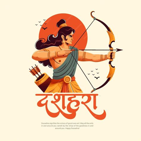 Premium Vector | Happy Dussehra Ravana Dahan and Vijayadashami with lord Rama Social Media Post Template Vijayadashami Creative Ads, Dushera Creative Post, Happy Dussehra Creative Ads, Dussehra Creative Post, Happy Dussehra Creative, Dussehra Creative Ads, Dussehra Creative, Dussehra Greetings, Good Over Evil