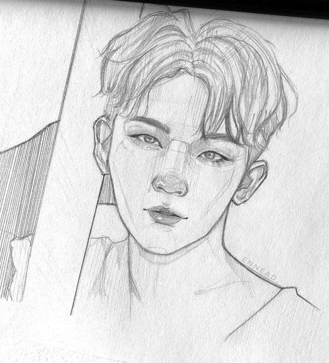 Woozi Drawing, Wonwoo Sketch, Practice Sketching, Kpop Drawings, Kpop Fanart, Drawing Sketches, Art Sketches, Seventeen, Sketch