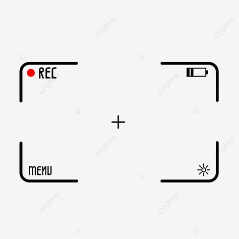 Photography Clipart, Camera Border, Camera Interface, Recording Camera, Camera Clipart, Black Clipart, Camera Png, Video Frame, Photo Border