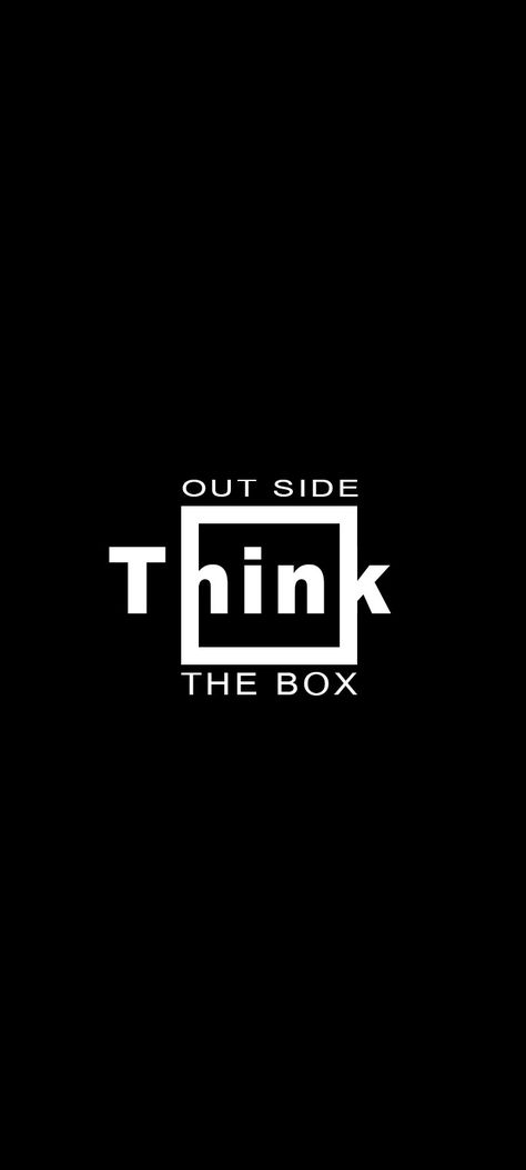 Wallpaper Outside The Box, Thinking Outside The Box, Creative Arts, The Box, Creative Art, The Outsiders, Movie Posters, Art, Film Posters