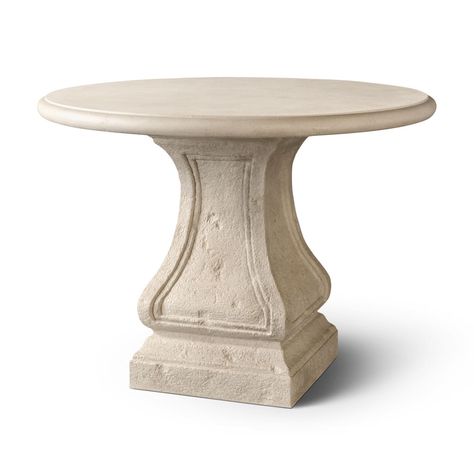 Harp Base Stone Furniture, Pedestal Tables, Table Bases, Stone Table, Garden Terrace, Italian Garden, Outside Living, Cast Stone, Pedestal Table