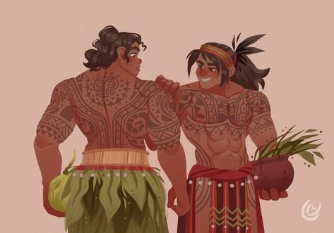 @caldatelier Polynesian People, Polynesian Men, Native Artwork, Polynesian Art, Pacific Islander, Polynesian Culture, Different Art Styles, Universe Art, Witch Art