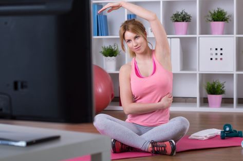 With these TV workout routines, you can get your recommended exercise in during the commercial breaks while watching your favorite show. Ehlers Danlos Syndrome Symptoms, Tv Workouts, Nutrisystem Recipes, Large Yoga Mat, I Have To Pee, Your Body Is A Temple, Mast Cell Activation, Hip Raises, Mast Cell