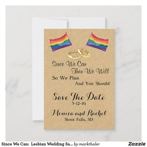 Lgbtq Things, Lesbian Wedding Invitations, Rainbow Bridesmaids, Gay Wedding Invitations, Quiet Quotes, Lgbtq Weddings, Jasmine Wedding, Nerdy Wedding, Sisters Wedding