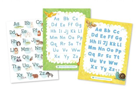 Abc Charts, The Good And The Beautiful, Abc Chart, Kids Youtube Channel, Preschool Science Activities, Montessori Lessons, Abc Printables, Map Activities, Abc Letters