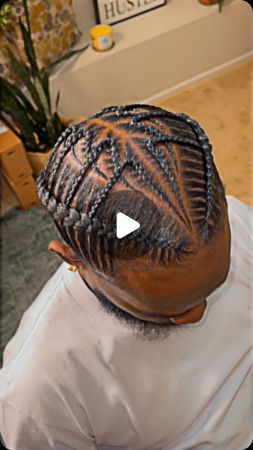 Boys Braids, Boy Braid Styles, Male Braids, Boy Braids, Hair Braid Designs, Boy Braids Hairstyles, Cornrow Hairstyles For Men, Braids For Boys, Mens Braids