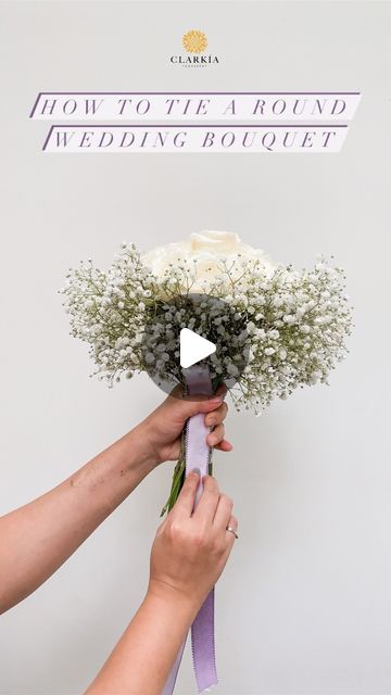 Plastic Flower Bouquet Diy, Bridal Bouquet January, Bridal Bouquet Handle Ideas, Build Your Own Wedding Bouquet, Using Bridesmaid Bouquets As Centerpiece, Throw Bouquet Ideas, Diy Fall Bouquet, Easy Wedding Flowers, Bouquet Of Flowers Bridesmaid