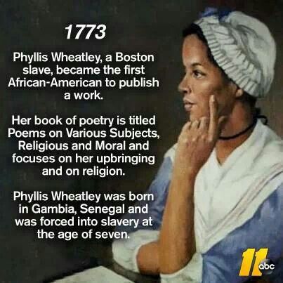 Read her biography and poems at http://www.poets.org/poet.php/prmPID/431 Phillis Wheatley Poems, Phillis Wheatley, Black Poets, American History Homeschool, American Poetry, African Ancestry, African American History Facts, Historical Women, Black Knowledge