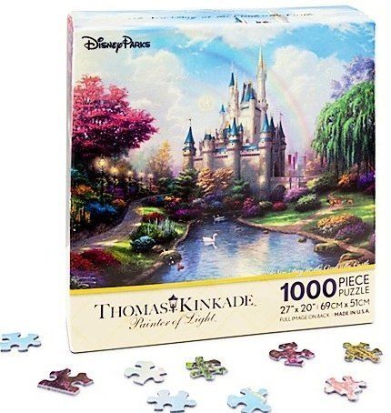 Thomas Kinkade Disney Puzzles, Cartoons Christmas, Thomas Kinkade Puzzles, Kinkade Disney, Thomas Kinkade Disney, Disney Puzzles, China Map, Puzzle Collection, Puzzle Jigsaw