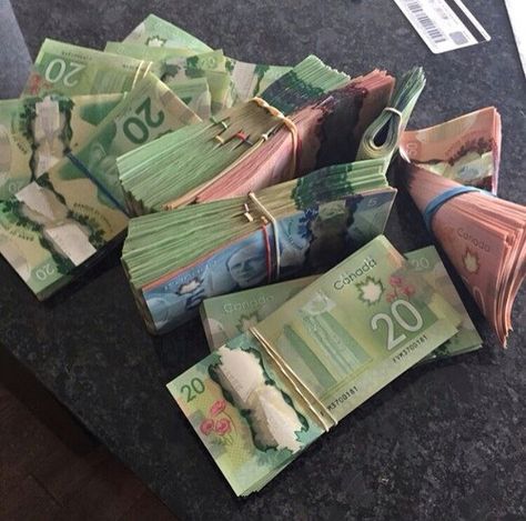 ❥♚ Canadian Money, Jamie Bower, Canadian Dollars, Canadian Dollar, All Currency, Fake Money, Money Stacks, Money Magnet, Jamie Campbell Bower