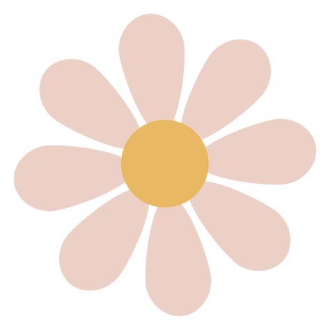 Minimalist daisy flower PNG Design Notion Banner, Daisy Printable, Daisy Logo, T Shirt Design Software, Baby Shower Images, Flower Png Images, Flower Silhouette, Pink Daisy, Create T Shirt