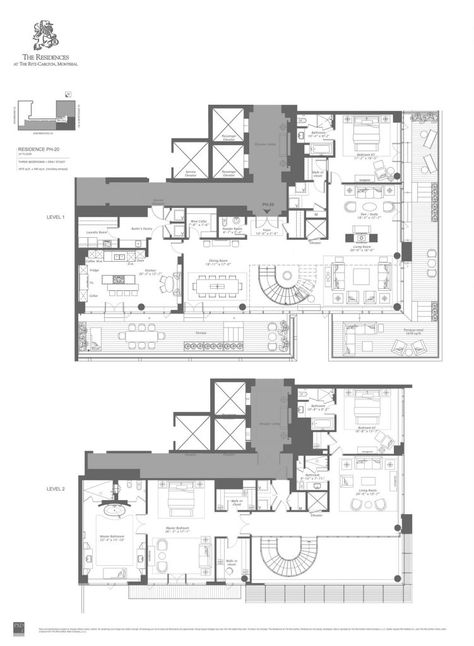 Floorplan on the week: $10 million penthouse at the historic Ritz-Carlton Montreal Luxury Floor Plans, Apartment Floor Plans, Apartment Plans, New Condo, The Ritz Carlton, Mansions Luxury, Commercial Architecture, Craftsman House Plans, Home Building Design