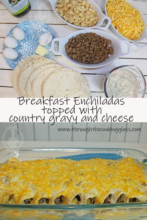 Country Gravy Recipe, Breakfast Gravy, Country Sausage Gravy, Breakfast Lasagna, Leftover Breakfast, Breakfast Enchiladas, Country Breakfast, Country Gravy, Frozen Breakfast