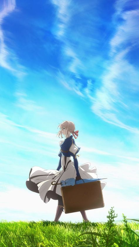 Violet Evergarden Wallpaper, Top Anime Series, Violet Evergreen, Violet Garden, Chat Kawaii, Violet Evergarden Anime, Kyoto Animation, Violet Evergarden, Fanarts Anime