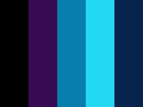 Purple Teal Black Color Palette, Blue And Purple Pallet, Purple Blue Black Color Palette, Purple And Teal Color Palette, Blue And Black Color Palette, Blue And Purple Palette, Blue And Purple Color Palette, Masculine Color Palette, Bright Color Decor