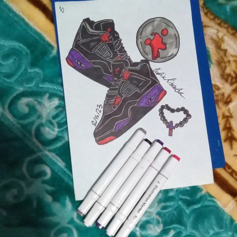 Jordan 4s, Jordan, Drawings