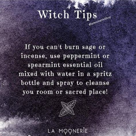 Essential Oil Uses Witchcraft, Karmic Cleansing, Wiccan Tips, Peppermint Essential Oil Uses, Communicate With Spirits, Witchy Spells, Magical Recipes, Diy Gothic, Personal Philosophy