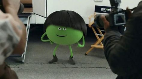 The paparazzi swarm one of the Cricket Wireless mascots, who confirms that the wireless provider does in fact have the iPhone XR. He also dispels the rumor that he wears a wig, shaking out his hair in slow motion for everyone to see. Cricket Wireless, Best Commercials, Phone Service, Tv Ads, Slow Motion, Tv Commercials, Creative Agency, Iphone Xr, For Everyone