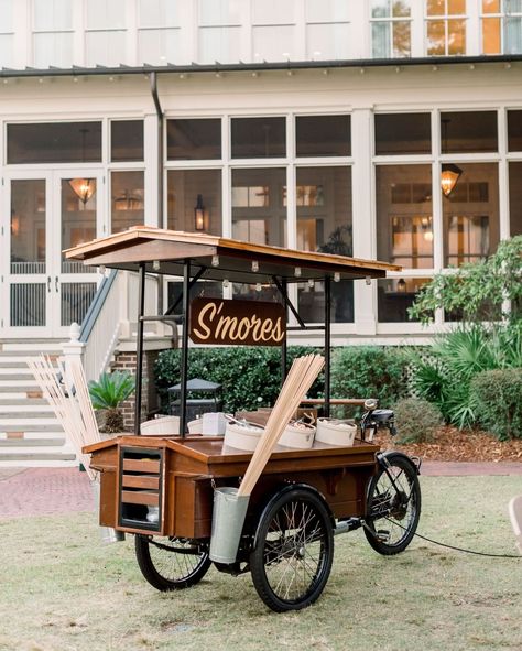 Smores Bar Wedding, Christmas Tree Lot, Montage Palmetto Bluff, Market Display Ideas, Smores Bar, Farmers Market Display, Poker Tables, Christmas Tree Lots, Market Stands