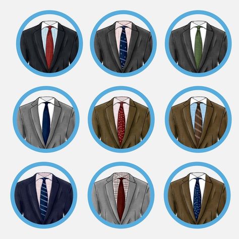 How to Match Suits, Shirts, and Ties Like a Pro – Beckett Simonon Tie Outfits For Women, Suits For Guys, Tie A Necktie, Fashion Infographic, Dark Gray Suit, Charcoal Suit, Light Grey Suits, Tie Matching, Shirt And Tie