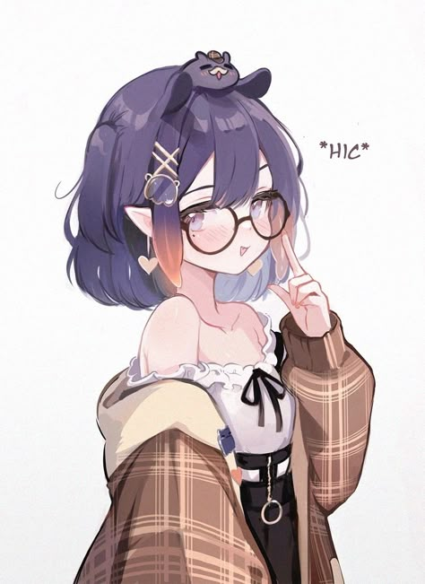 Wearing Glasses, Anime Kawaii, Detective, Cute Anime, Anime Character, Cute Art, Character Art, Anime Art, Character Design