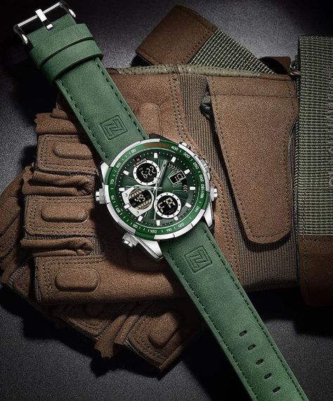 Green Watch, Mens Sport Watches, Chronograph Watch Men, Military Watches, Waterproof Watch, Navy Seals, Sports Watch, Sport Watches, Digital Watch