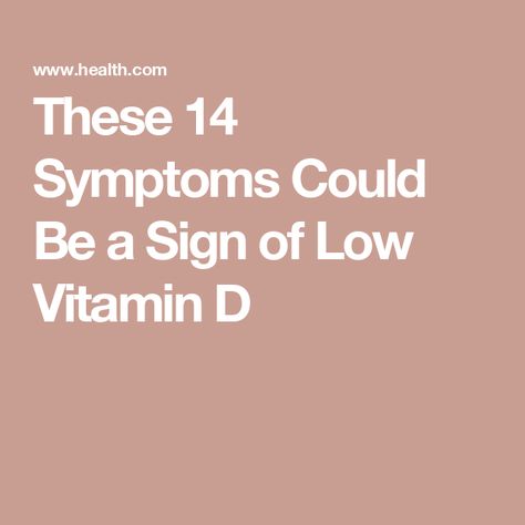 These 14 Symptoms Could Be a Sign of Low Vitamin D Low Vitamin D Symptoms Signs, Vitamin D Deficiency Symptoms, Low Vitamin D, Vitamins D, Muscle System, Deficiency Symptoms, Vitamin D Deficiency, Bone Loss, Health Risks