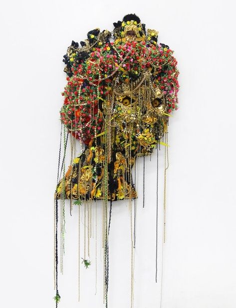 Hew Locke works | Hales Gallery Chaos Art, Mary Quite Contrary, Elements Of Color, Head Sculpture, Caribbean Art, Textile Fiber Art, Artistic Images, Royal College Of Art, Contemporary Fine Art