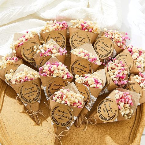 Valentine's Home Decoration, Mini Dried Flower Bouquet, Bulk Wedding Favors, Refrigerator Decoration, Home Decoration Diy, Natural Dried Flowers, Flower Magnets, Dried Bouquet, Rustic Wedding Favors