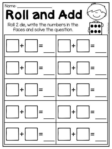 Pin on Learn Math Add Worksheet, Kindergarten Addition, Missing Addends, Addition Worksheet, Kindergarten Addition Worksheets, Math Station, Addition Kindergarten, Addition Games, Number Lines