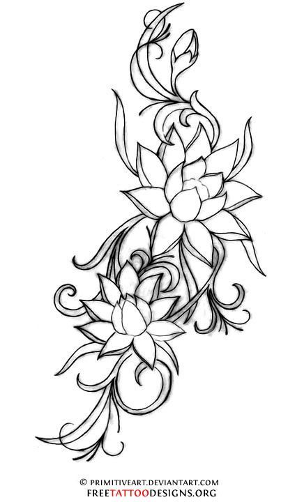 Lotus Flower Tattoo Designs For Women Arm, Lotus Flower Tattoo Black Women, Lotus Shoulder Tattoo, Lotus Flower Tattoo Stencil, Leg Tattoo Drawings, Tattoo Lotus Flower, Grey Drawing, Wildflowers Tattoo, Tattoo Lotus