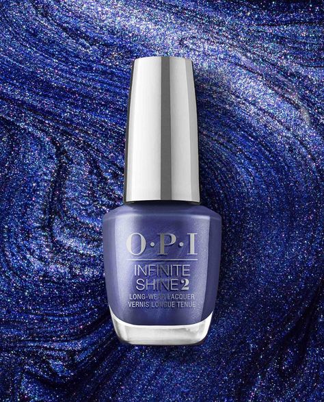 OPI®: Aquarius Renegade - Infinite Shine | Navy Blue Pearl Nail Polish Pearl Nail Polish, Zodiac Energy, Opi Gel Nails, Opi Nail Colors, Nail Supply Store, Long Lasting Nail Polish, Opi Infinite Shine, Green Nail Polish, Pearl Nails