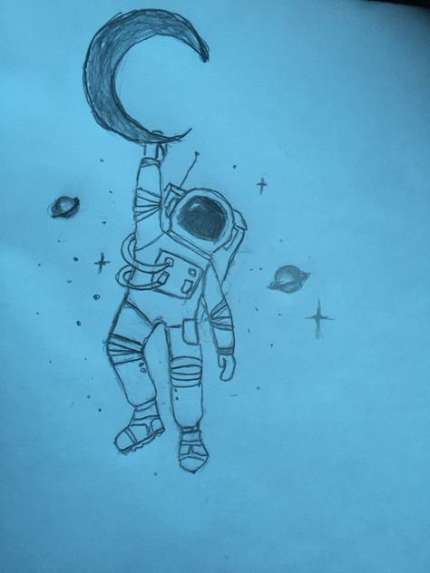 #astronaut #tatto #moon Astronaut Sketch Simple, Astronaut Sketch, Astronaut Drawing, Random Sketches, Astronaut Costume, Editing Tricks, Sketches Simple, Photo Editing Tricks, Art Summer