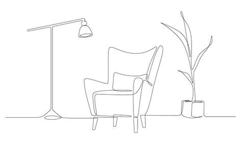 Vector one continuous line drawing of ar... | Premium Vector #Freepik #vector #furniture-sketch #room-sketch #armchair #couch One Continuous Line Drawing, Furniture For Living Room, Living Room Wall Decor Ideas, Room Wall Decor Ideas, Continuous Line Drawing, Stylish Living Room, Minimalist Chic, Living Room Wall Decor, Wall Decor Ideas