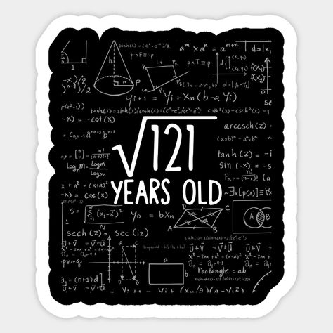 Perfect for any birthday math lover geek, birth year, Funny simple math problem age number 11yrs 11 years old 11th b-day bday geek geeky nerd nerdy gift idea graphic tee shirt teen card, sweet cool fun great 11 birthday banner, birthday Surprise. -- Choose from our vast selection of stickers to match with your favorite design to make the perfect customized sticker/decal. Perfect to put on water bottles, laptops, hard hats, and car windows. Everything from favorite TV show stickers to funny stick 40th Birthday Banner, 46th Birthday, 36th Birthday, Whatsapp Videos, Math Problem, Birthday Ideas For Her, 28th Birthday, Square Roots, Banner Birthday