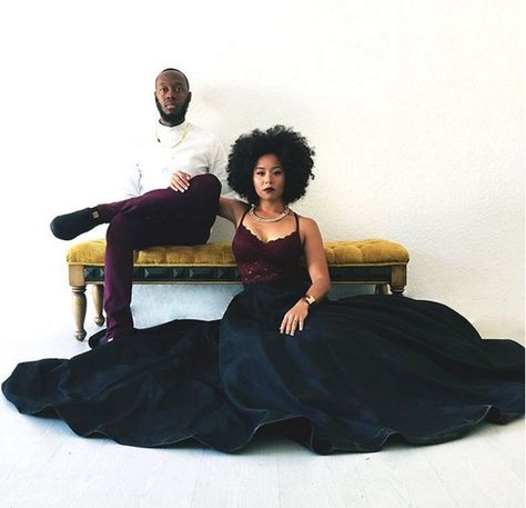 Short Hair Bride, Party Fotos, Natural Hair Bride, Anniversary Photoshoot, Couple Style, Couples Engagement Photos, Black Love Couples, King And Queen, Wedding Engagement Photos