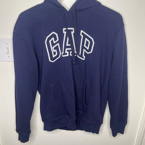 Gap Hoodie Gap Hoodies, Hoodie Gap, Gap Sweatshirt, Gap Hoodie, Navy Blue Hoodie, Red Letters, Gap Logo, Gap Men, Navy Hoodie