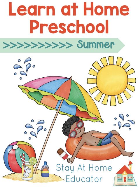 Summer Preschool Theme, Summer Theme Preschool, Theme Preschool Lesson Plans, Summer Preschool Themes, Summer Lesson Plans, Summer Vacation Activities, Seasons Lessons, Summer Lesson, Daycare Themes