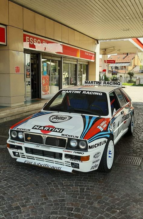 Martini Livery, Lancia Martini, Lancia Rally, Rally Car Racing, Martini Racing, Lancia Delta, Car Artwork, Rally Racing, Rally Car